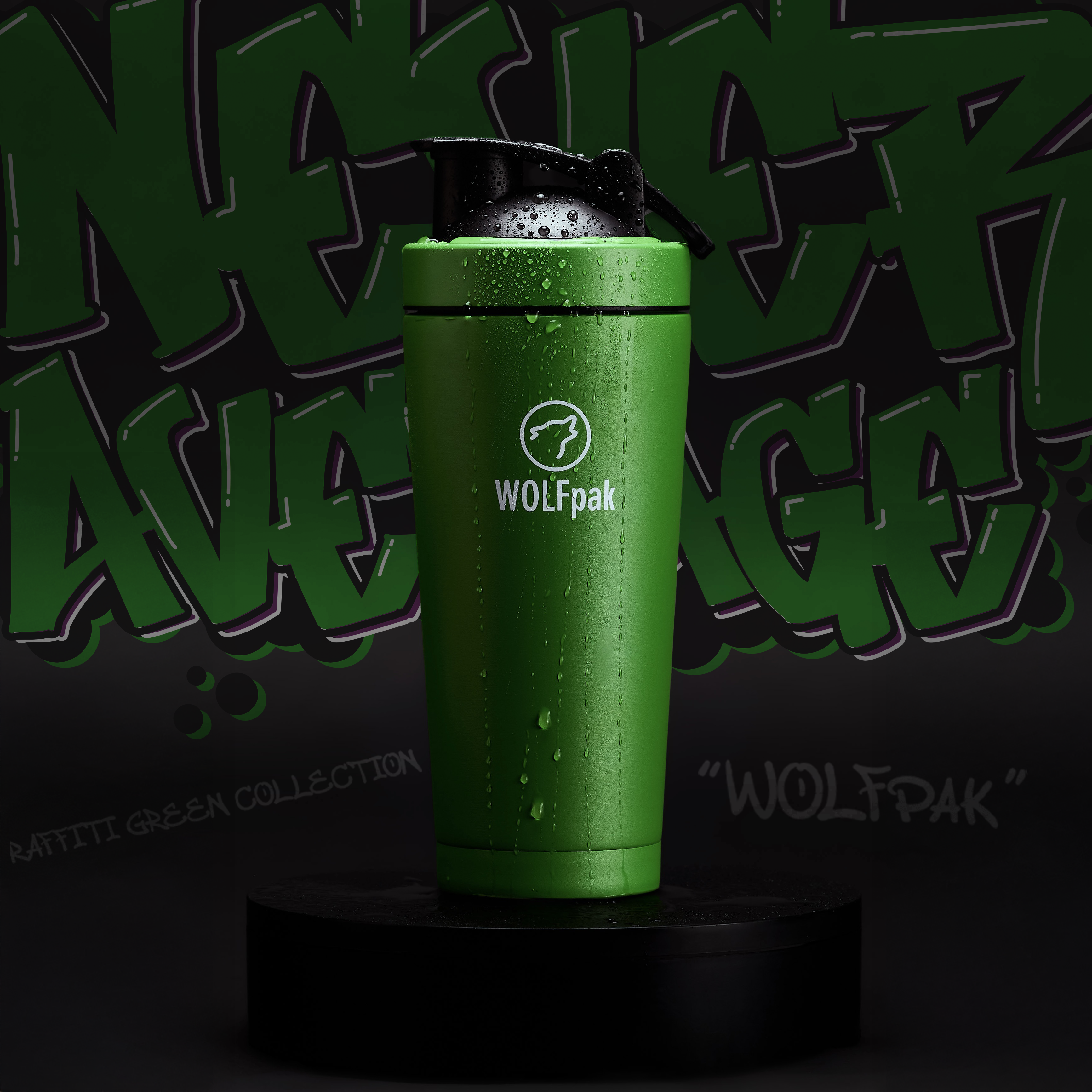 Graffiti Green Shaker