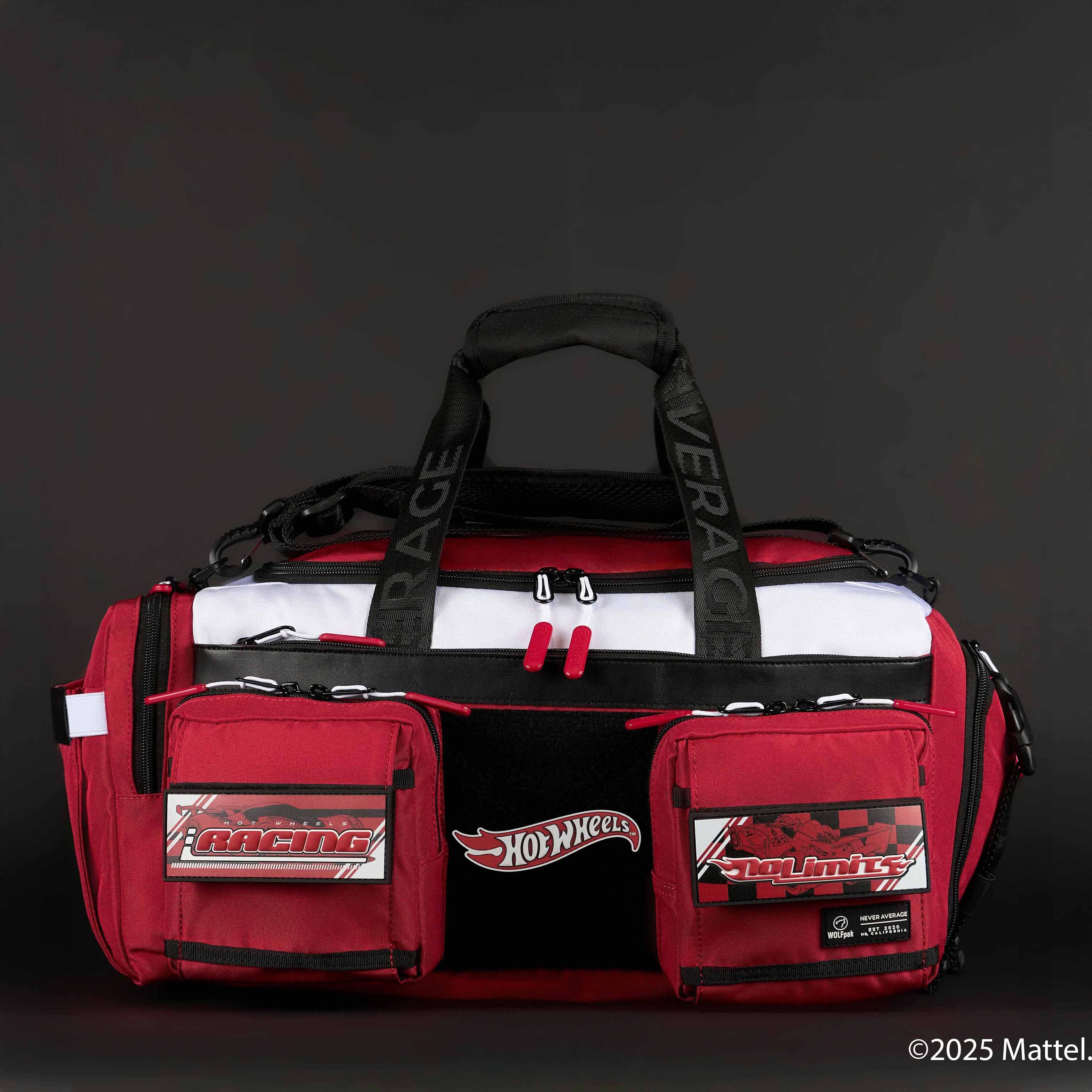 30L Perfect Duffle Bag Hot Wheels Racing
