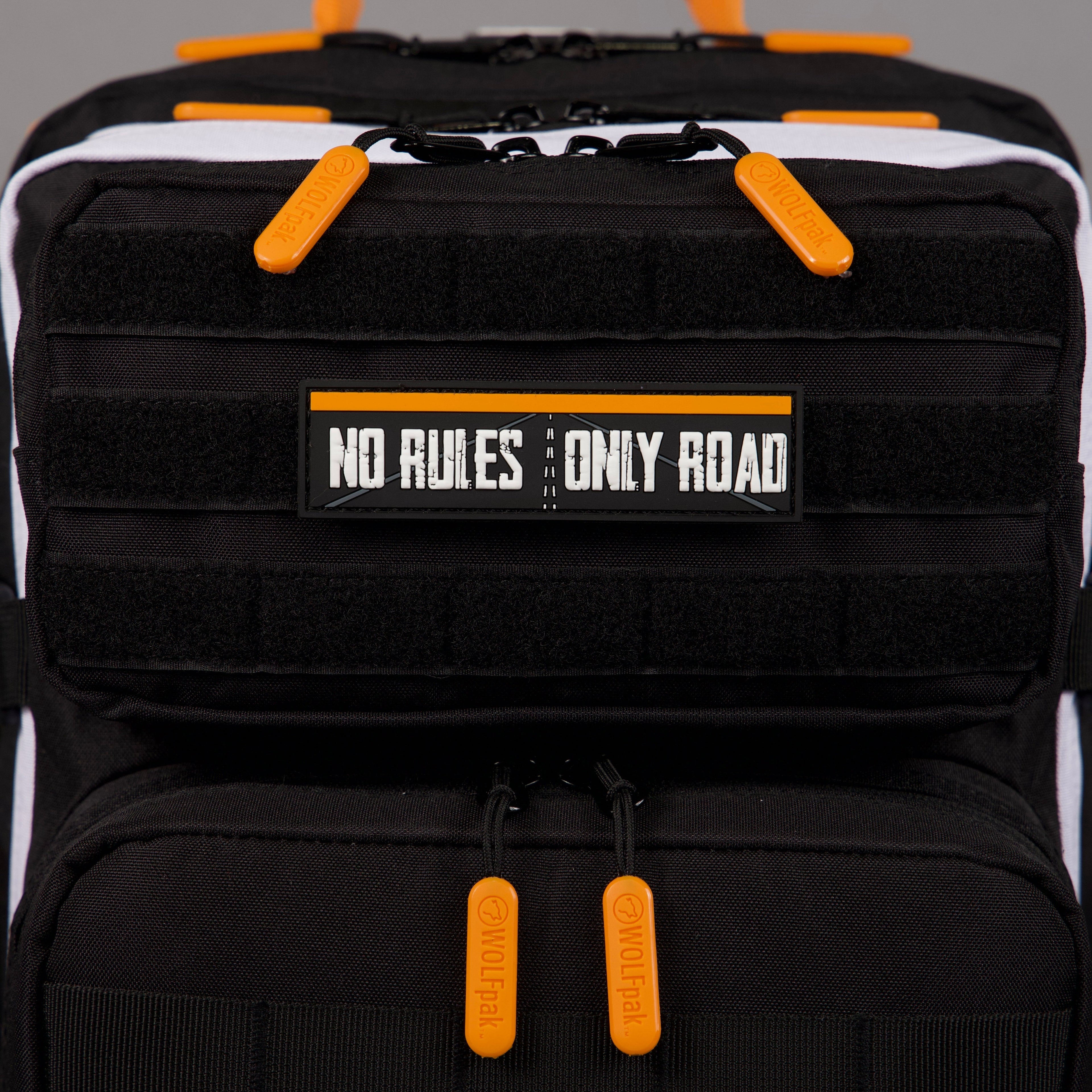 Orange Turbo No Rules Only Road Patch