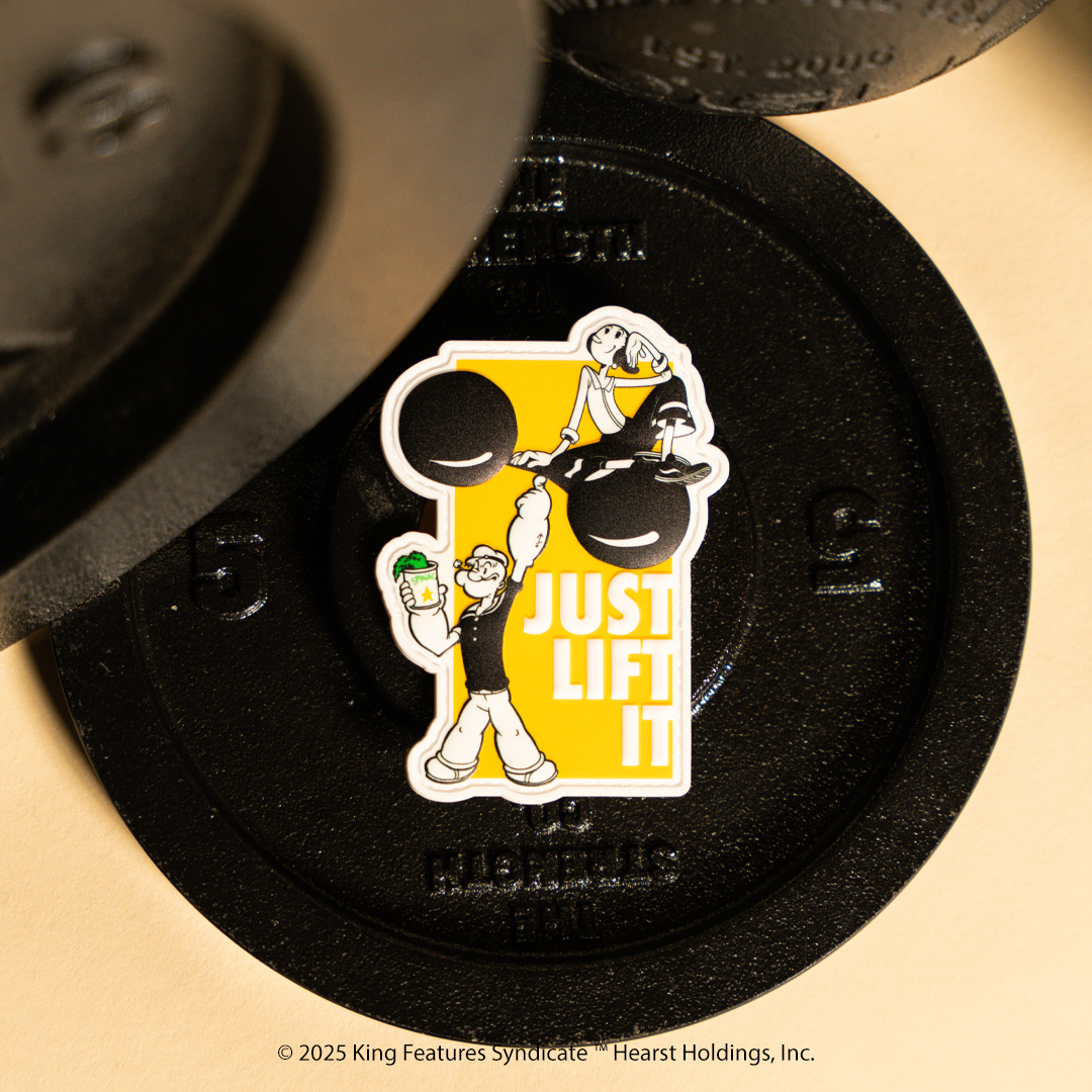 Popeye Sweat Popeye and Olive Oyl Patch