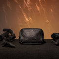 Crossbody Pack Black Luxury Leather