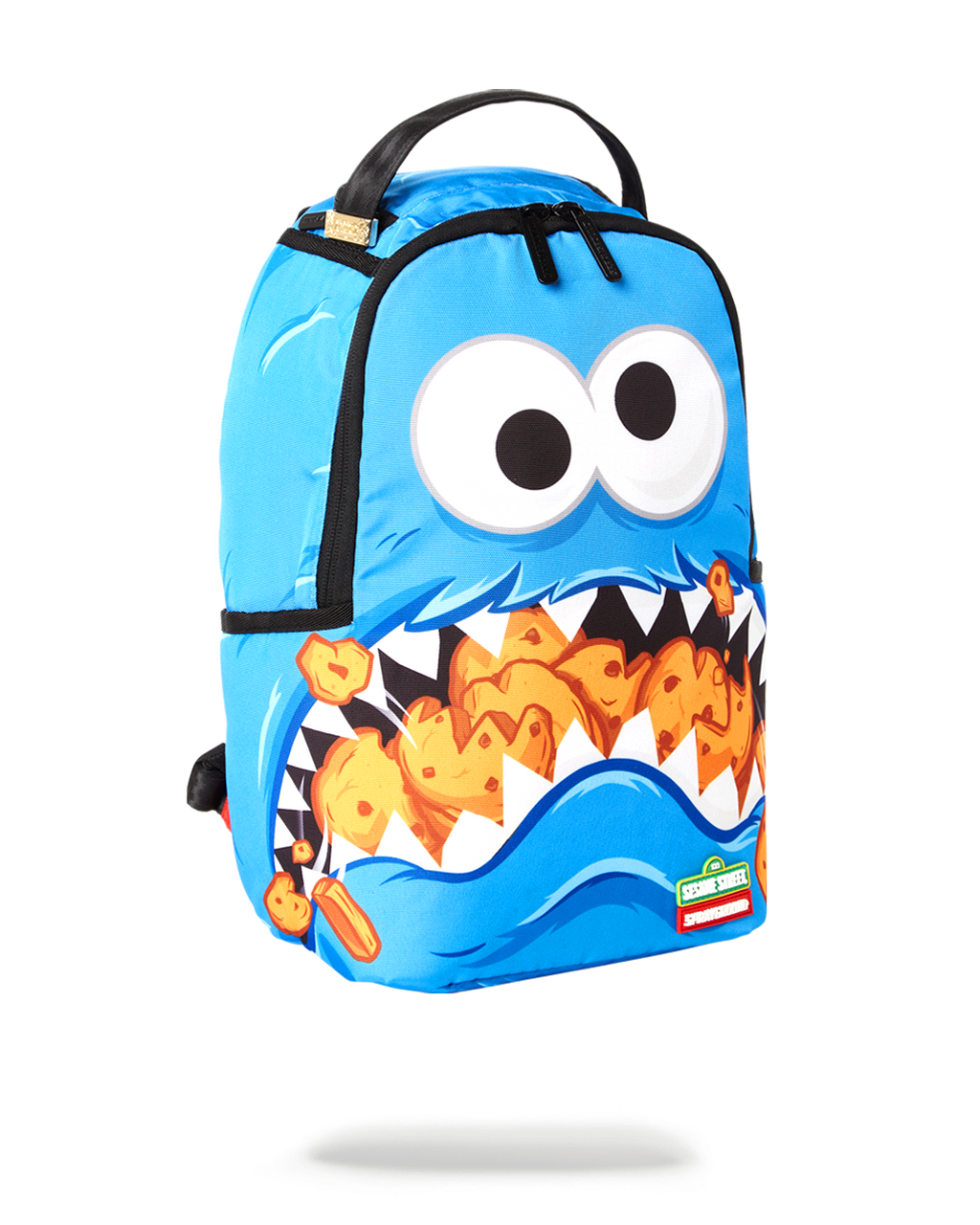 MINI COOKIE MONSTER SHARK BACKPACK