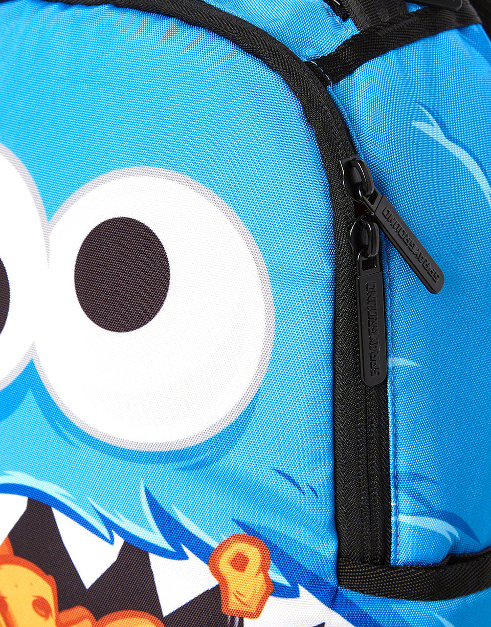 MINI COOKIE MONSTER SHARK BACKPACK