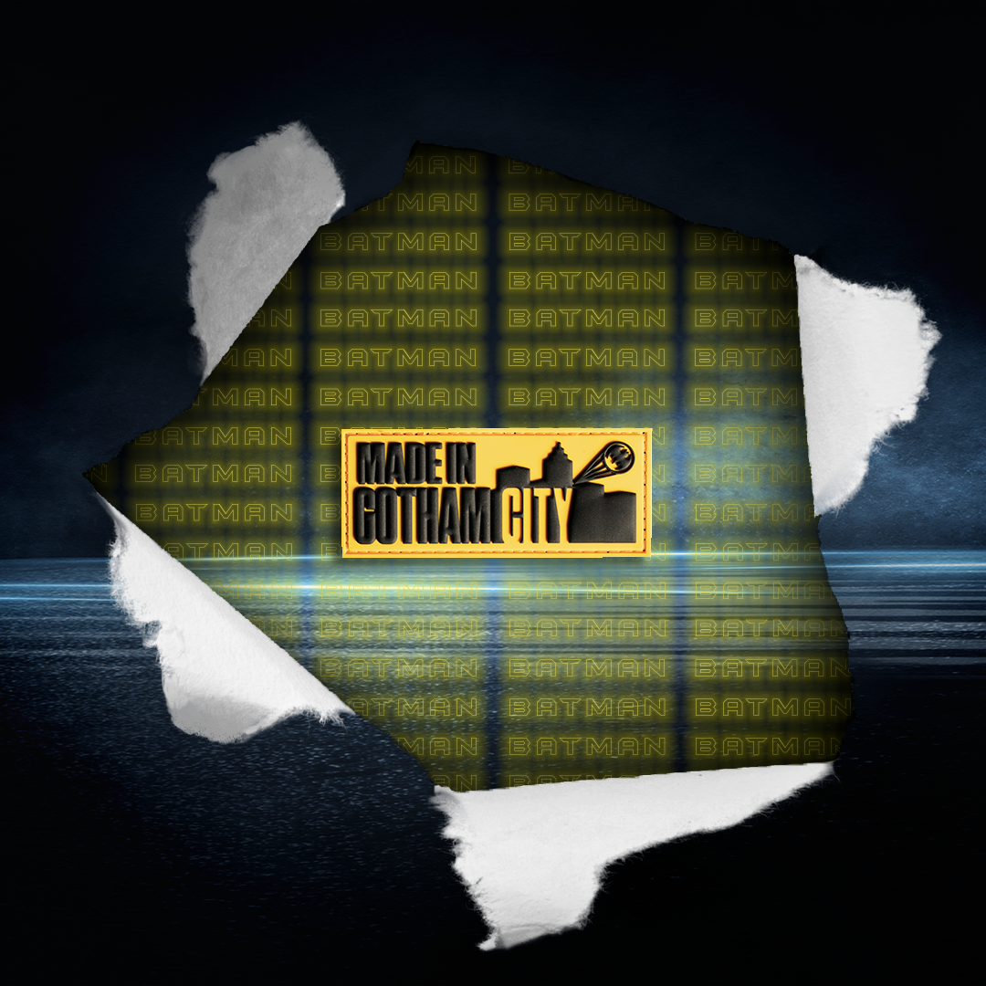 Batman Made In Gotham City Patch