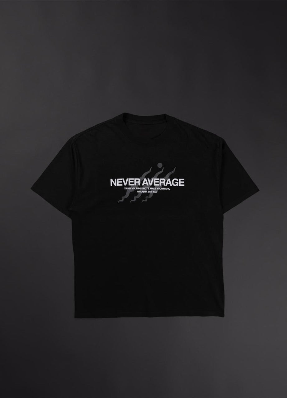 Core "NEVER AVERAGE CLAWS" Graphic T-Shirt