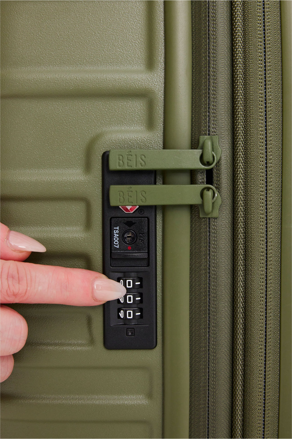 Resale The Medium Check-In Roller in Olive