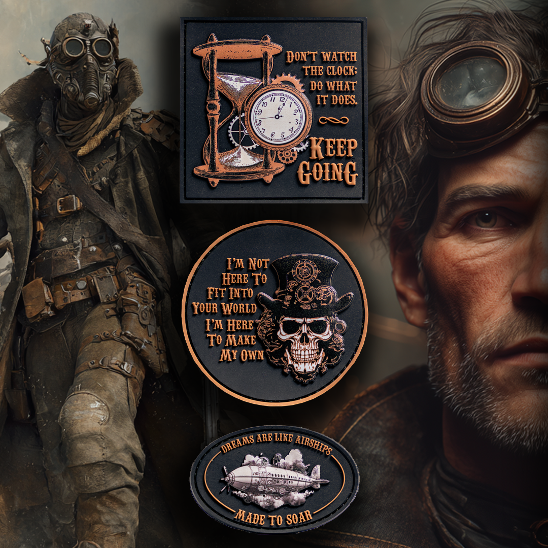 Steampunk Patch Bundle #1