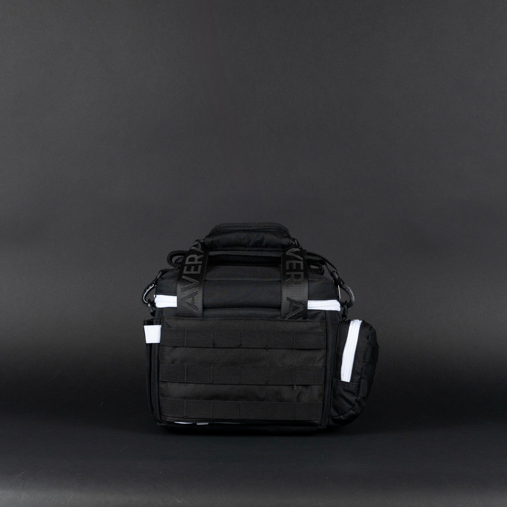 9L Alpha Black with White Accents Mini Tactical Lunch Box