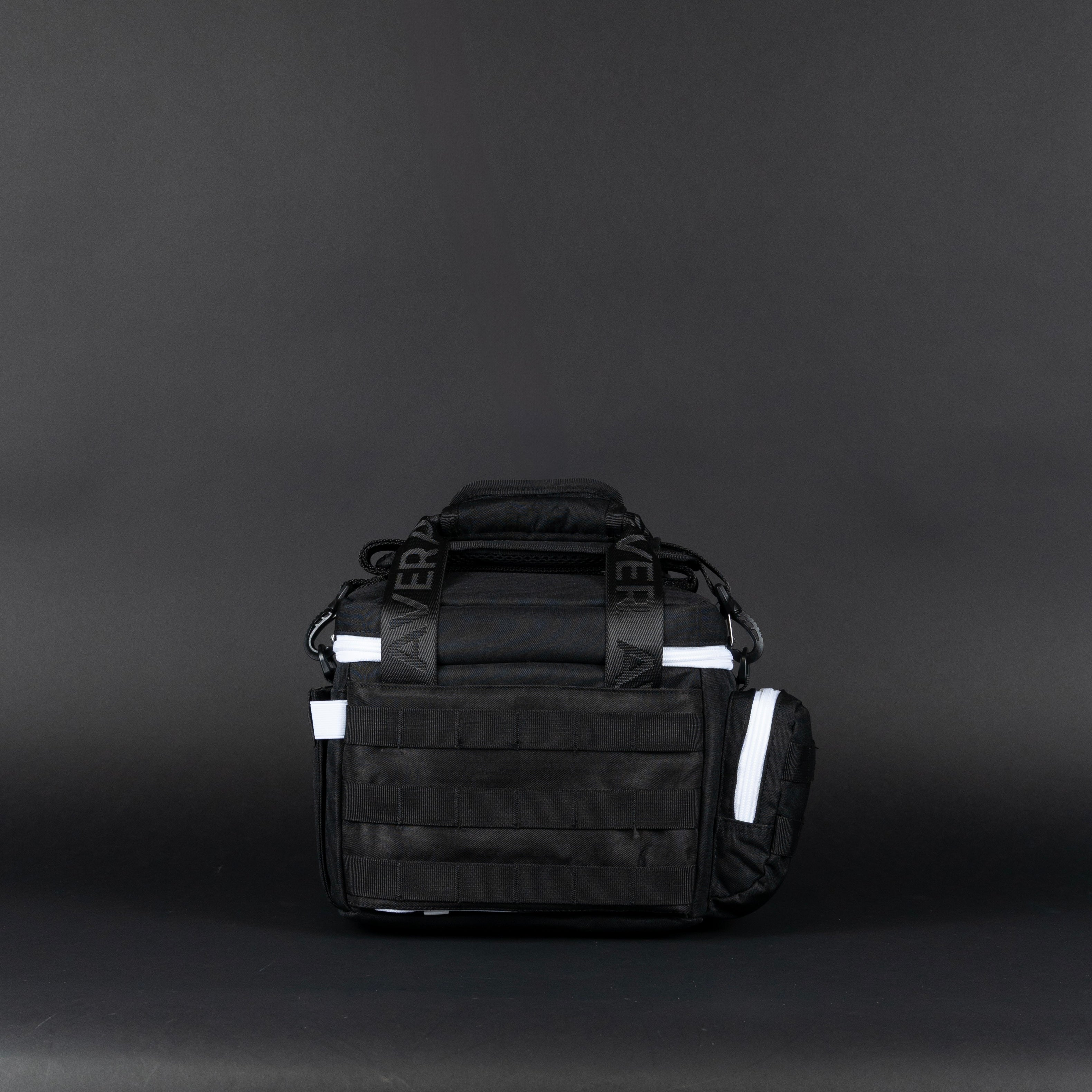 9L Alpha Black with White Accents Mini Tactical Lunch Box