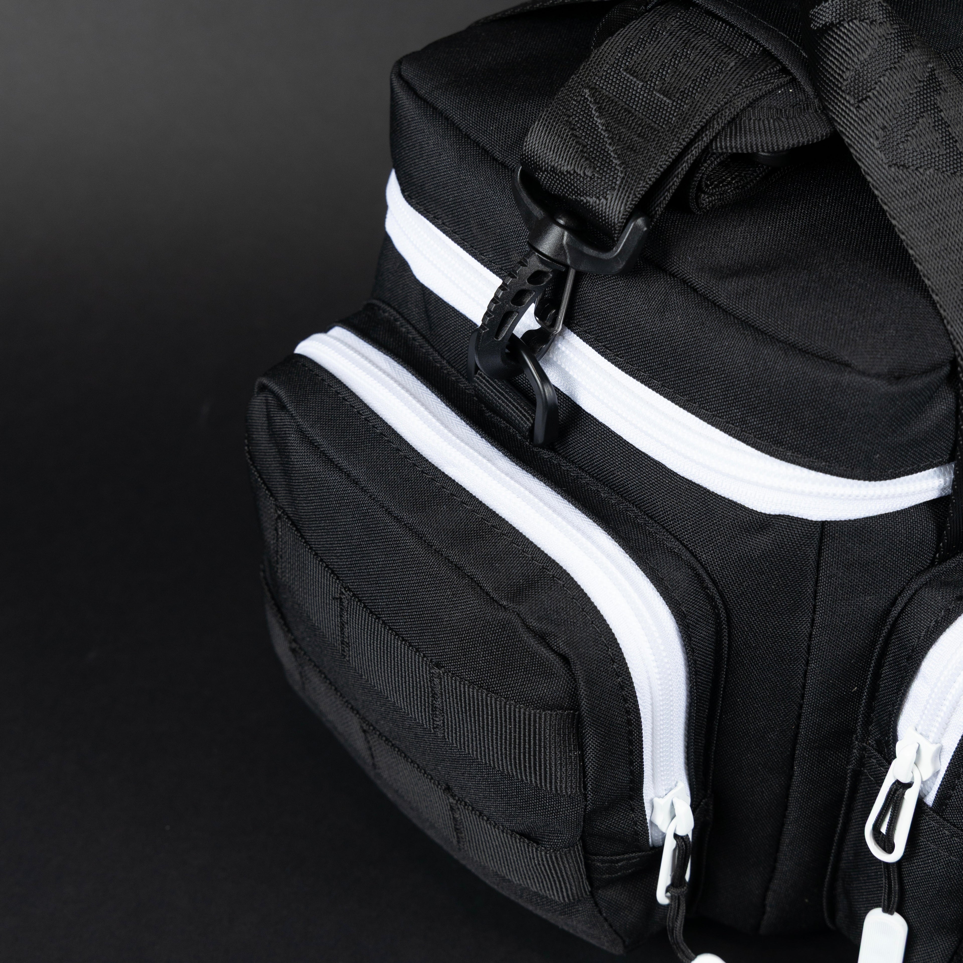 9L Alpha Black with White Accents Mini Tactical Lunch Box