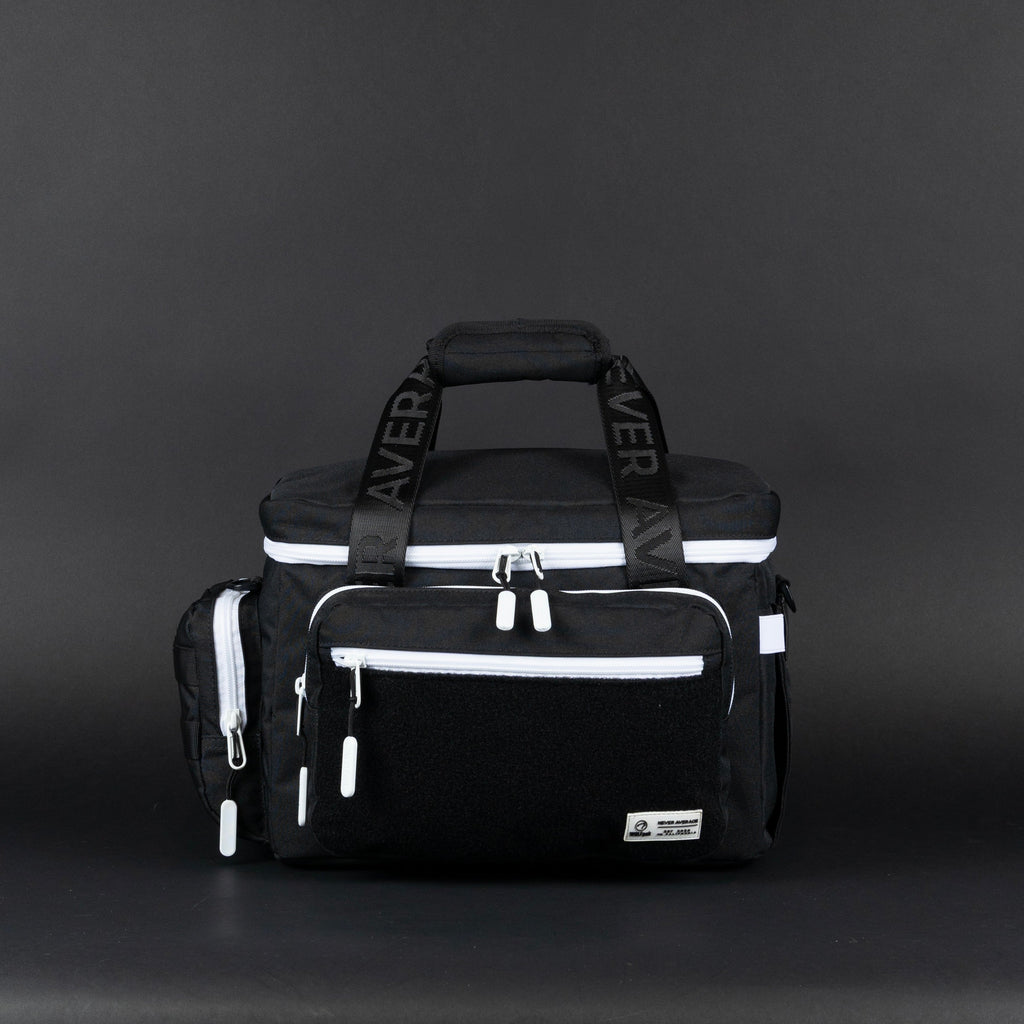 20L Alpha Black with White Accents Tactical Lunch Box