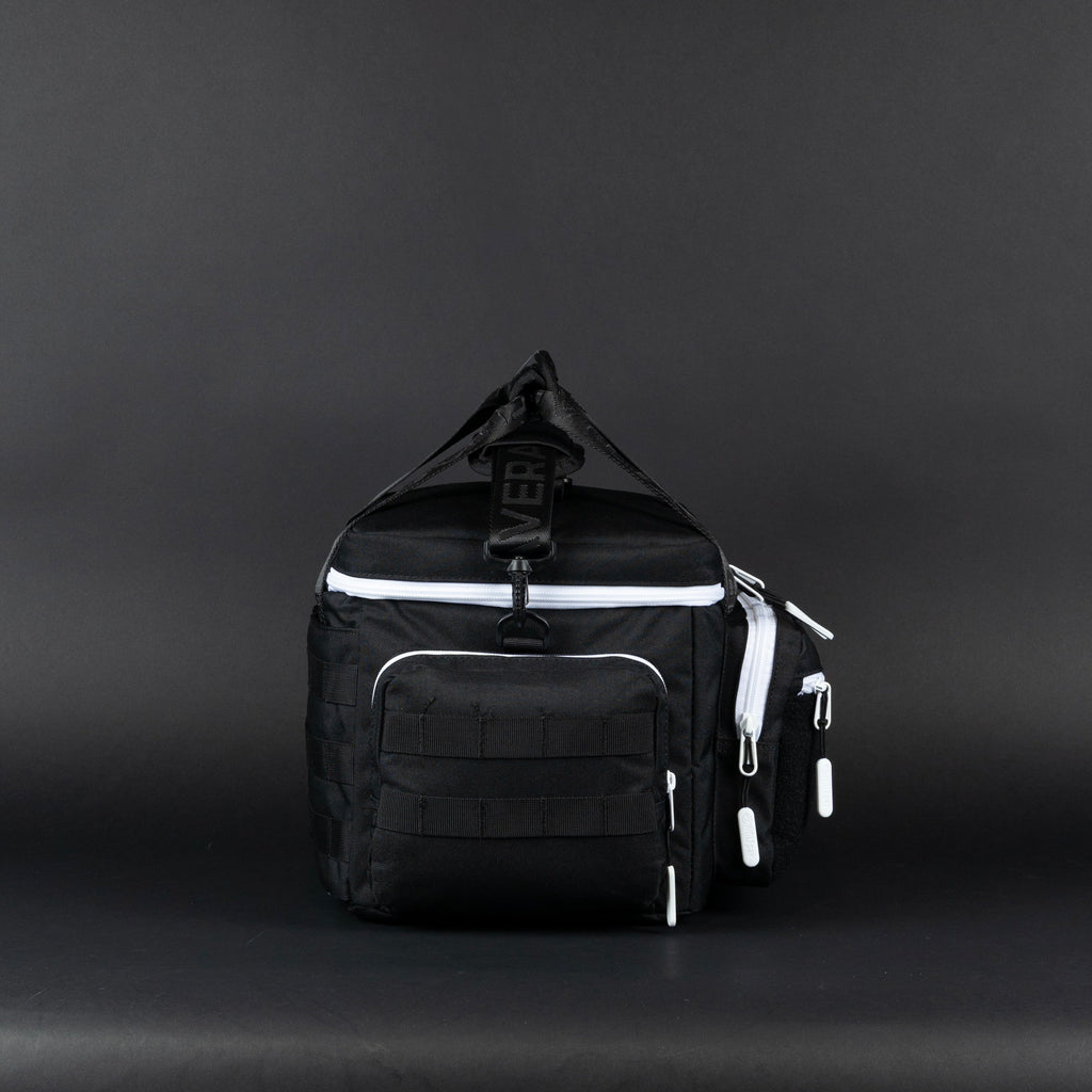 20L Alpha Black with White Accents Tactical Lunch Box