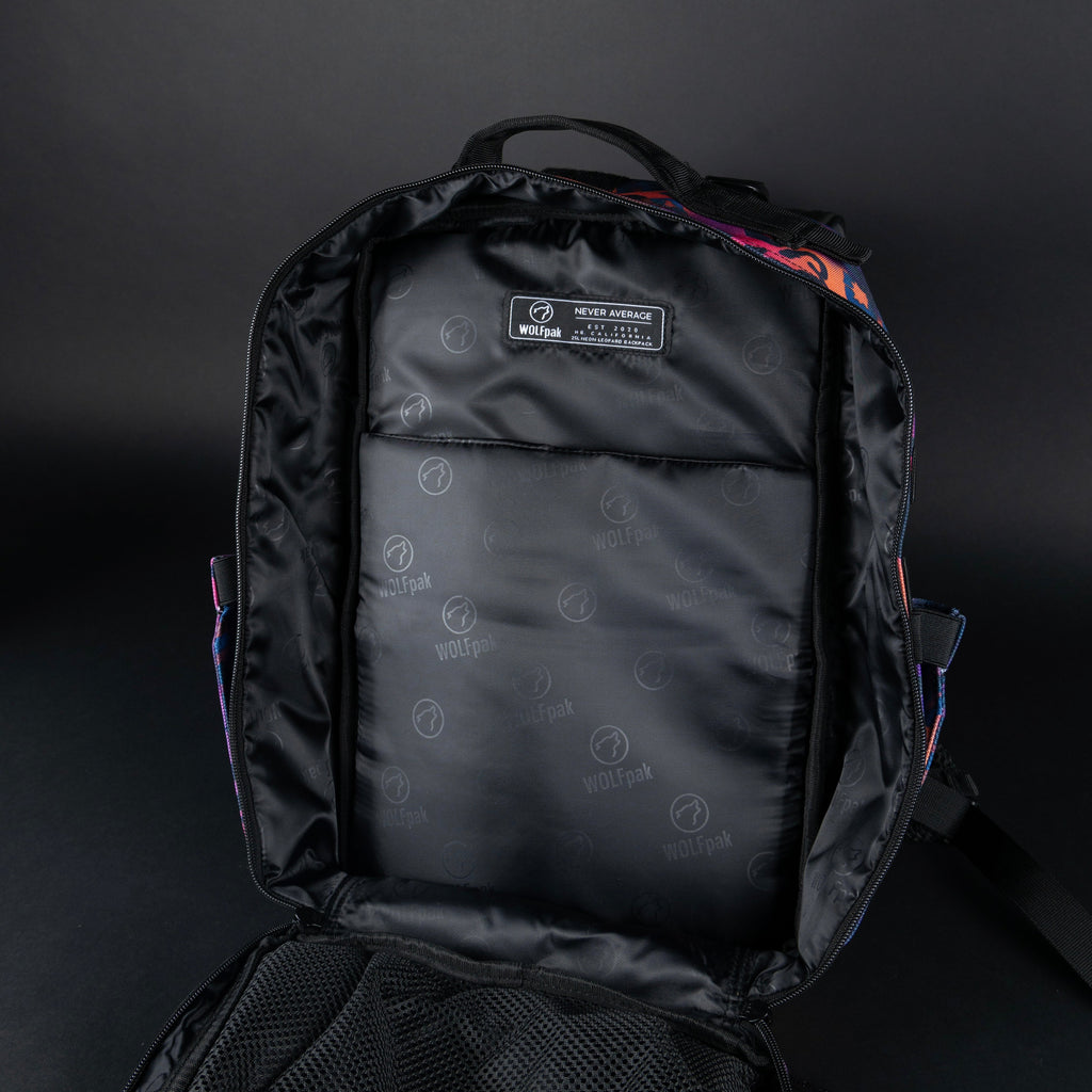 25L Backpack Neon Leopard