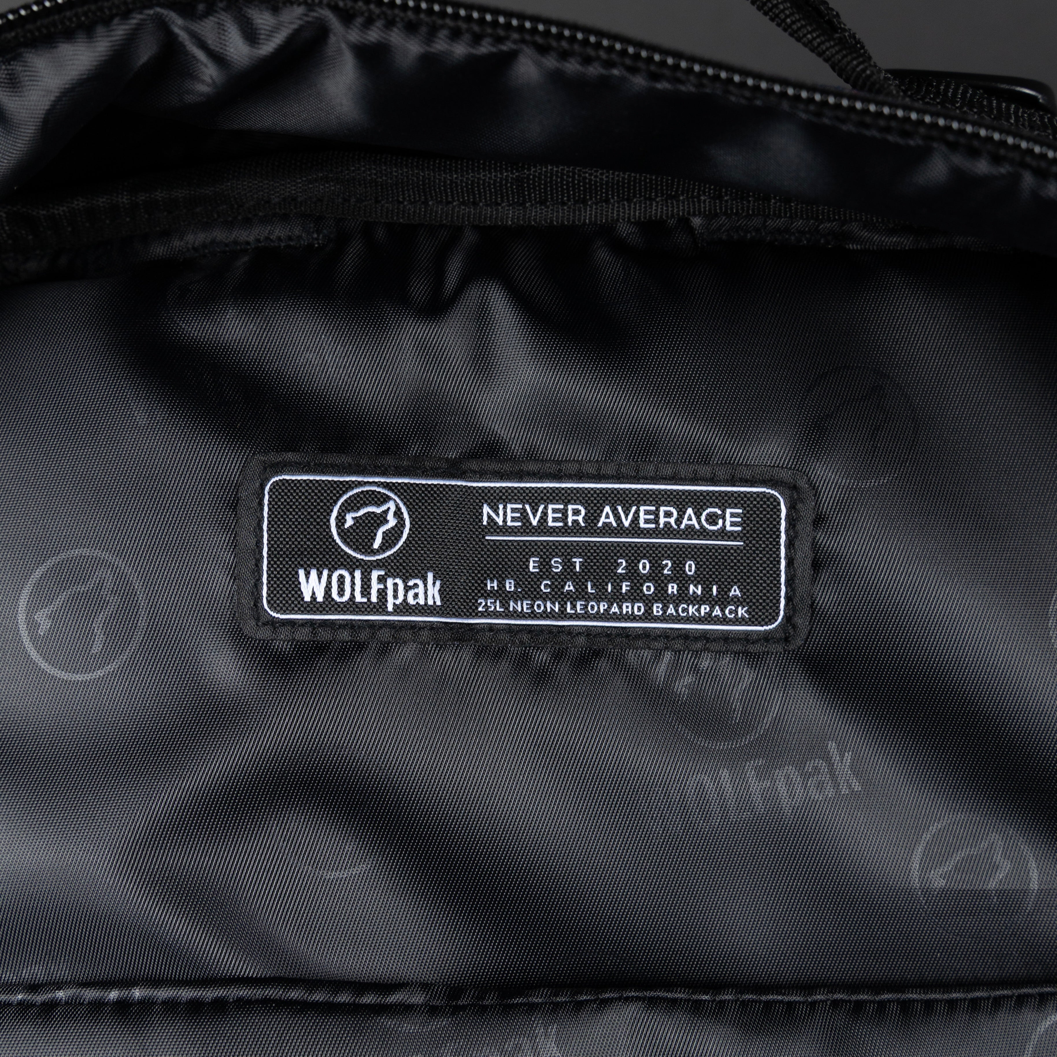 25L Backpack Neon Leopard