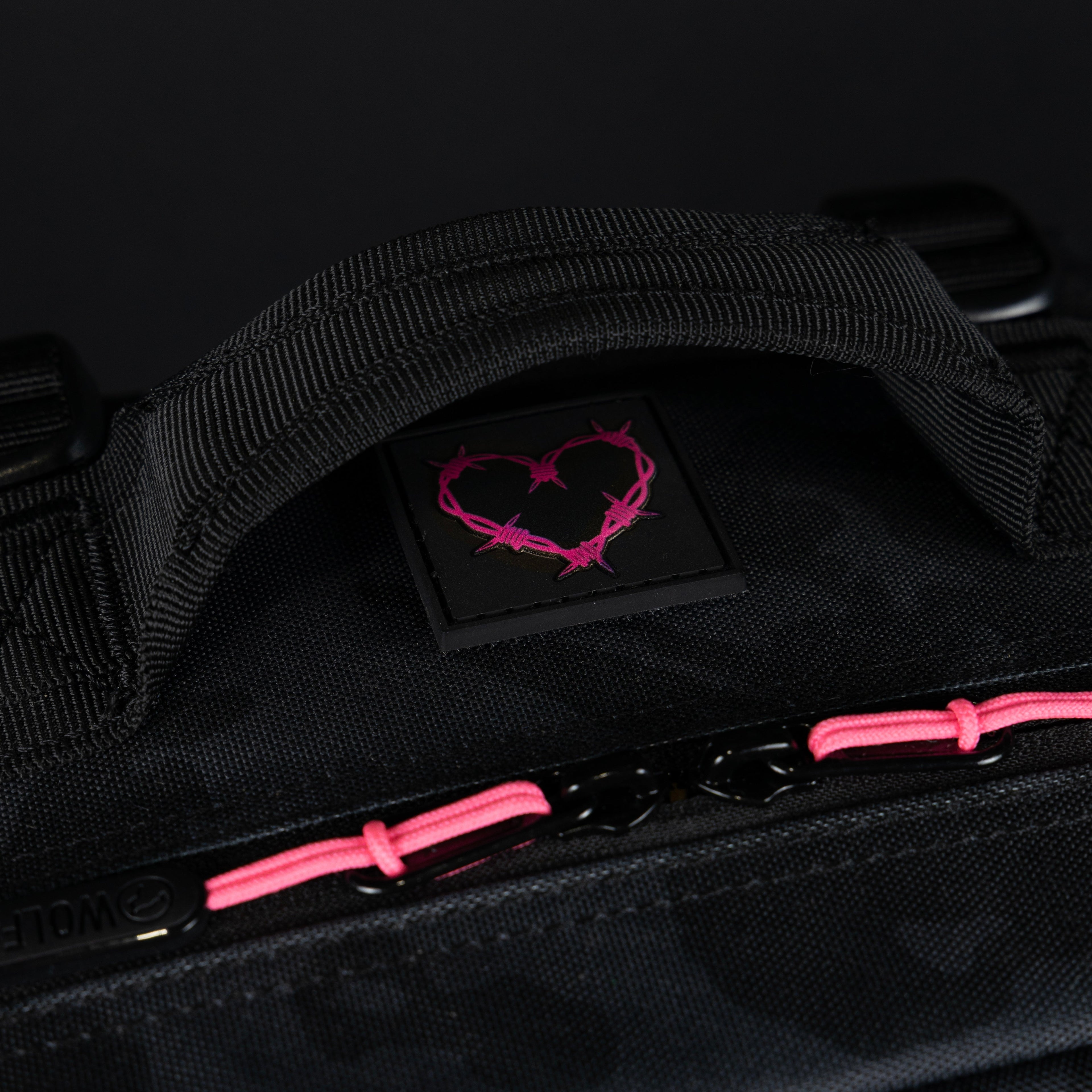35L Backpack Black Hearts