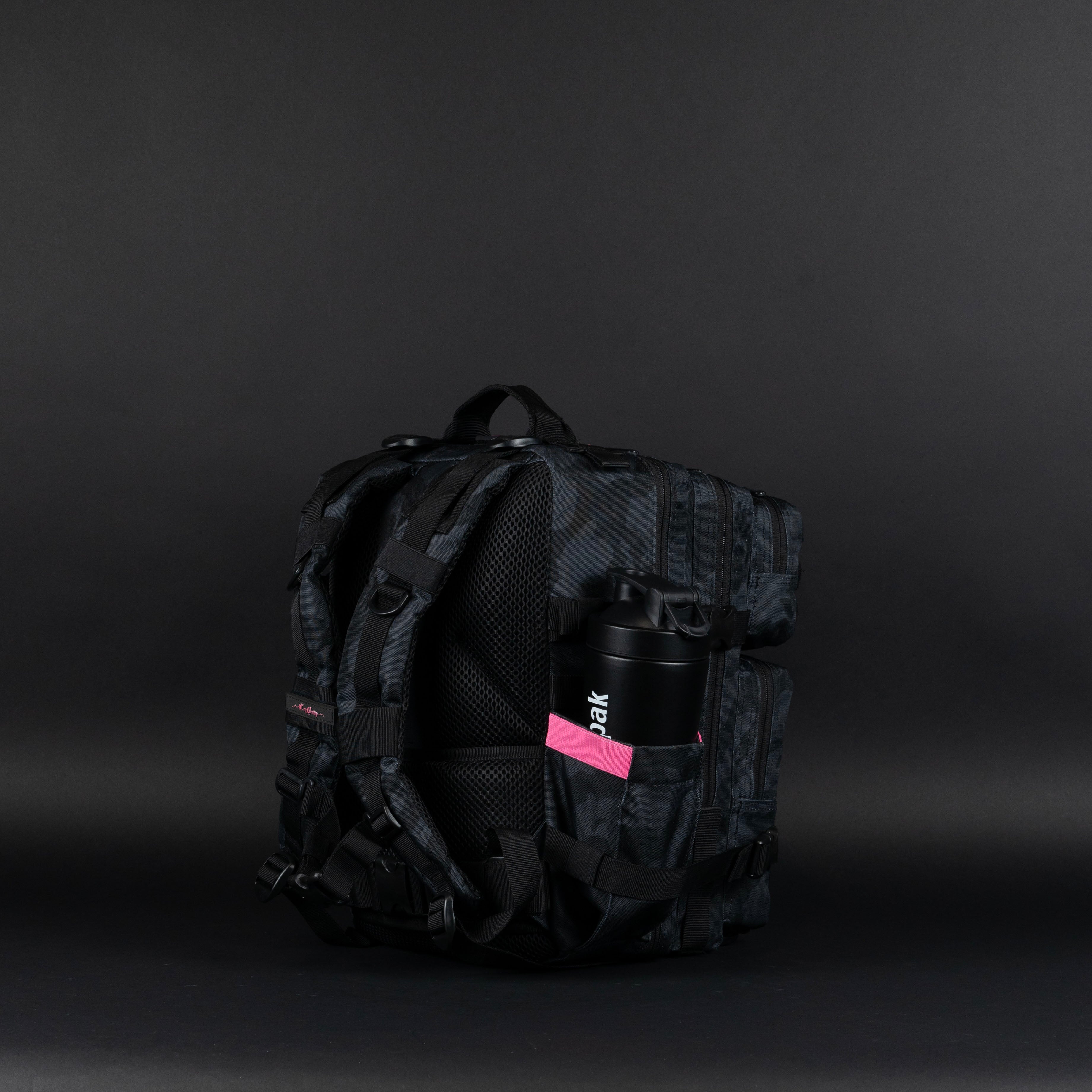 25L Backpack Black Hearts