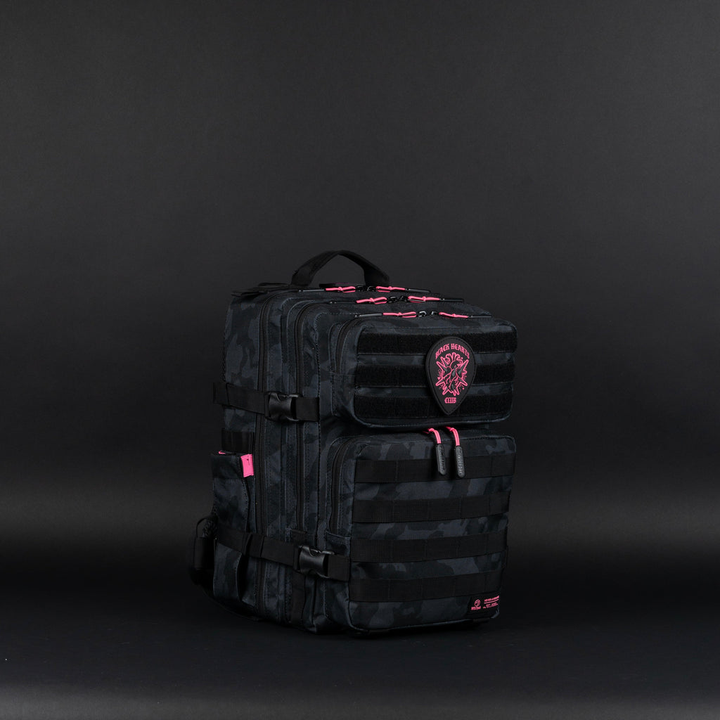 25L Backpack Black Hearts