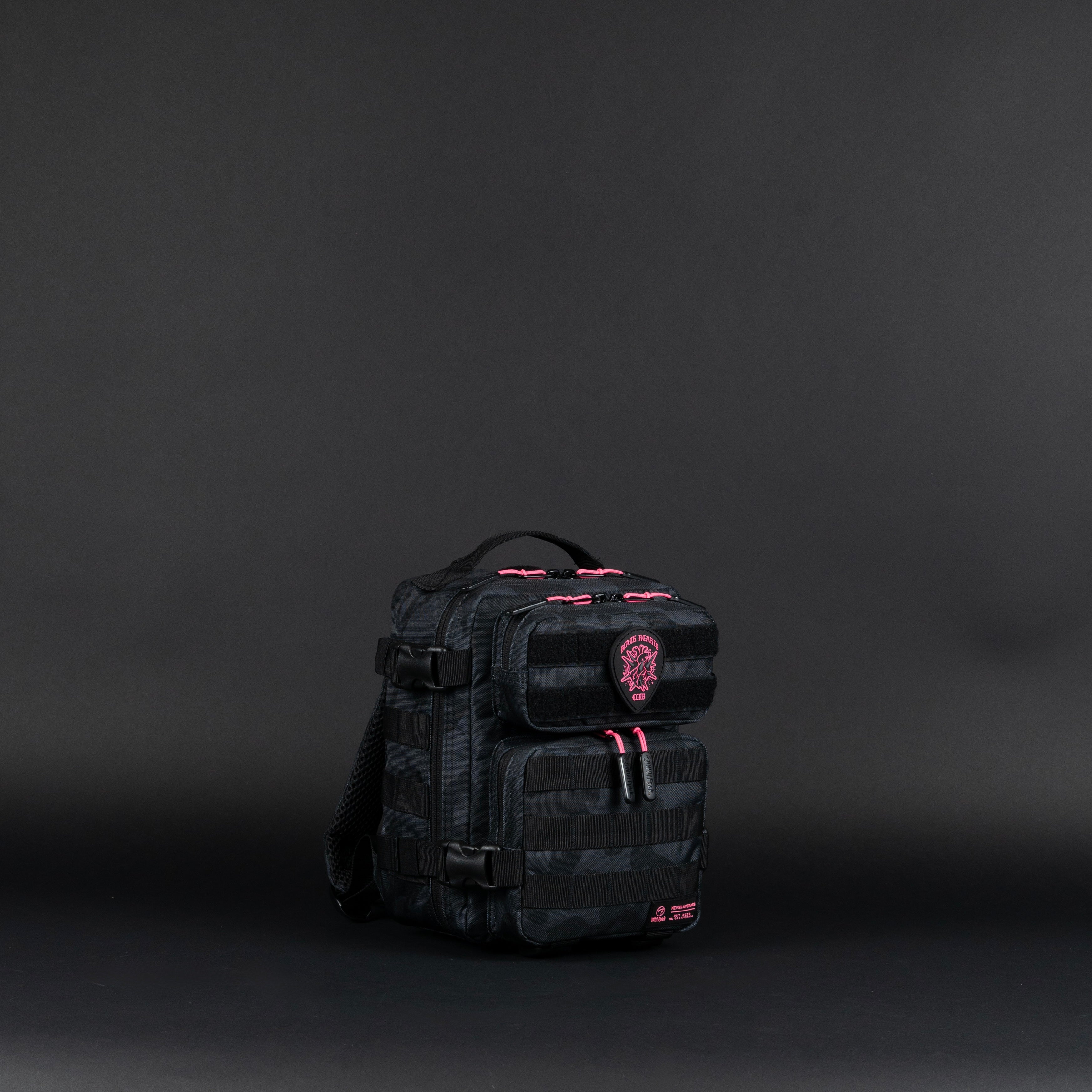 9L Backpack Mini Black Hearts
