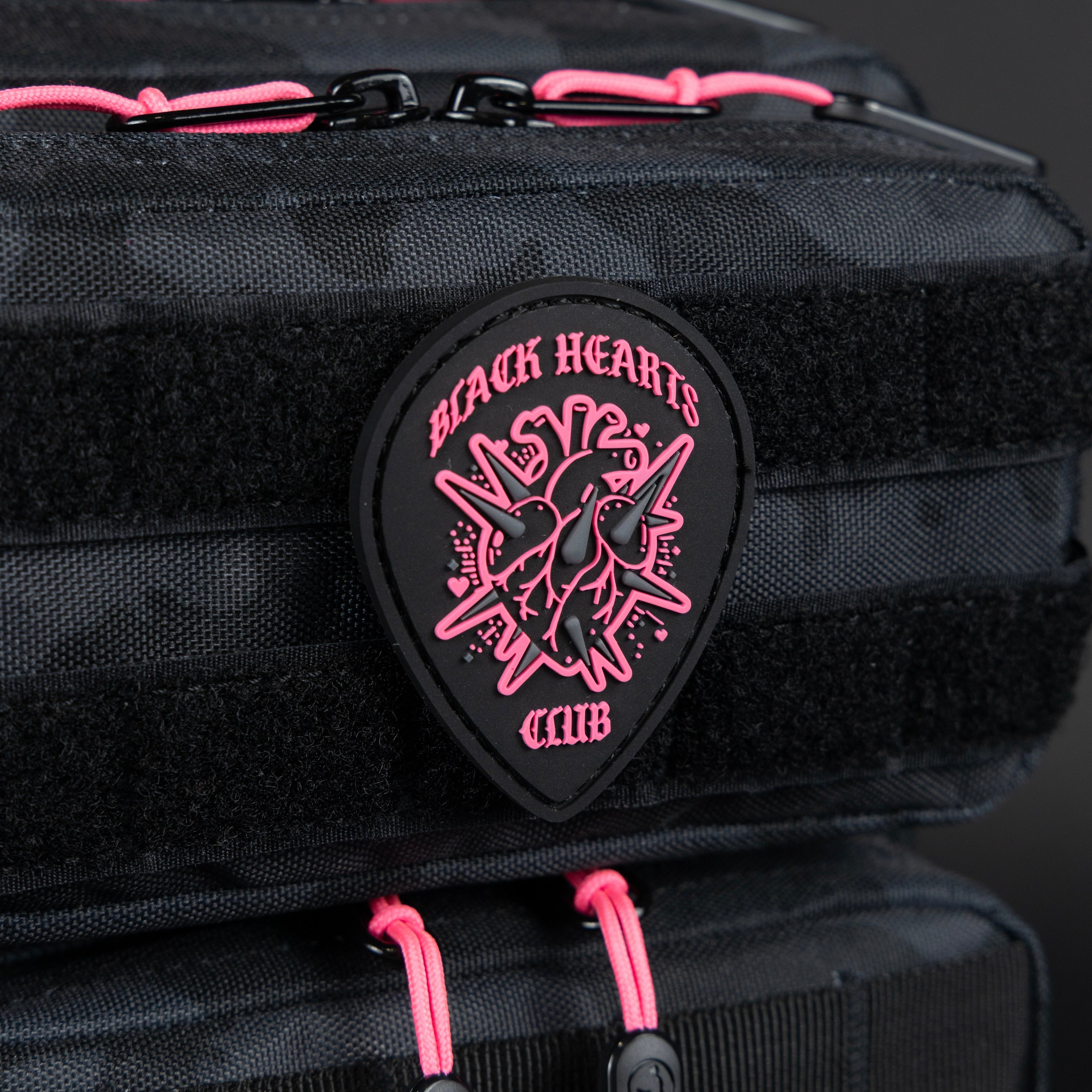 9L Backpack Mini Black Hearts