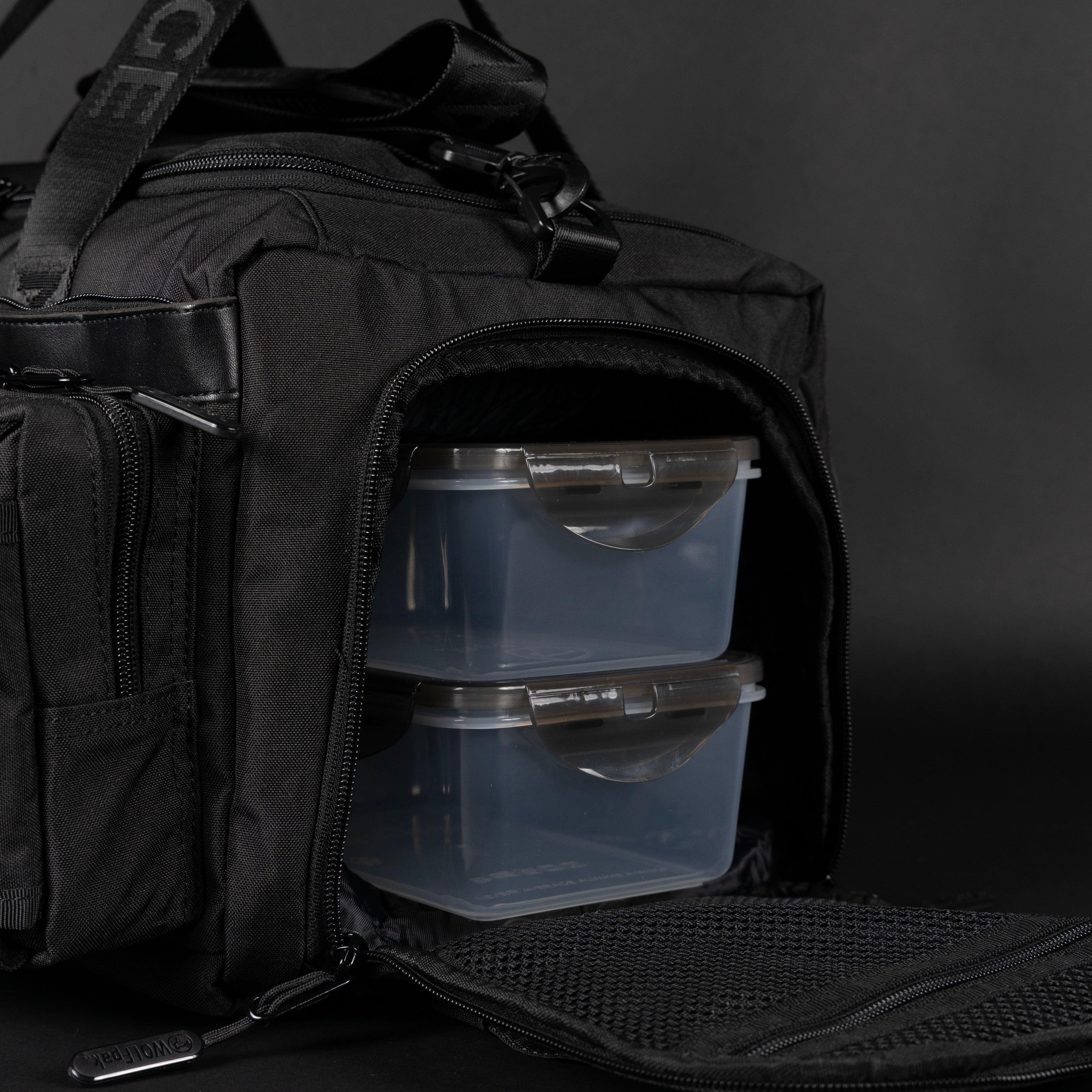 30L Perfect Meal Management Duffle Bag Alpha Black