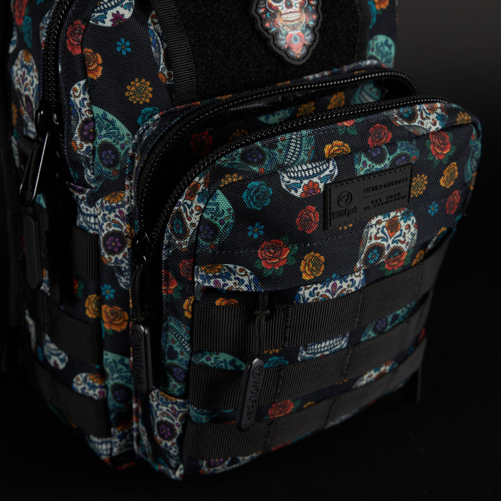9L Tactical Sling Bag Día de Los Muertos