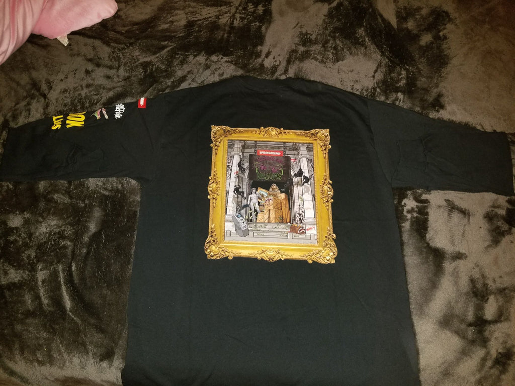 SANDFLOWER COLLABORATION VILLAINS LONG SLEEVE TEE