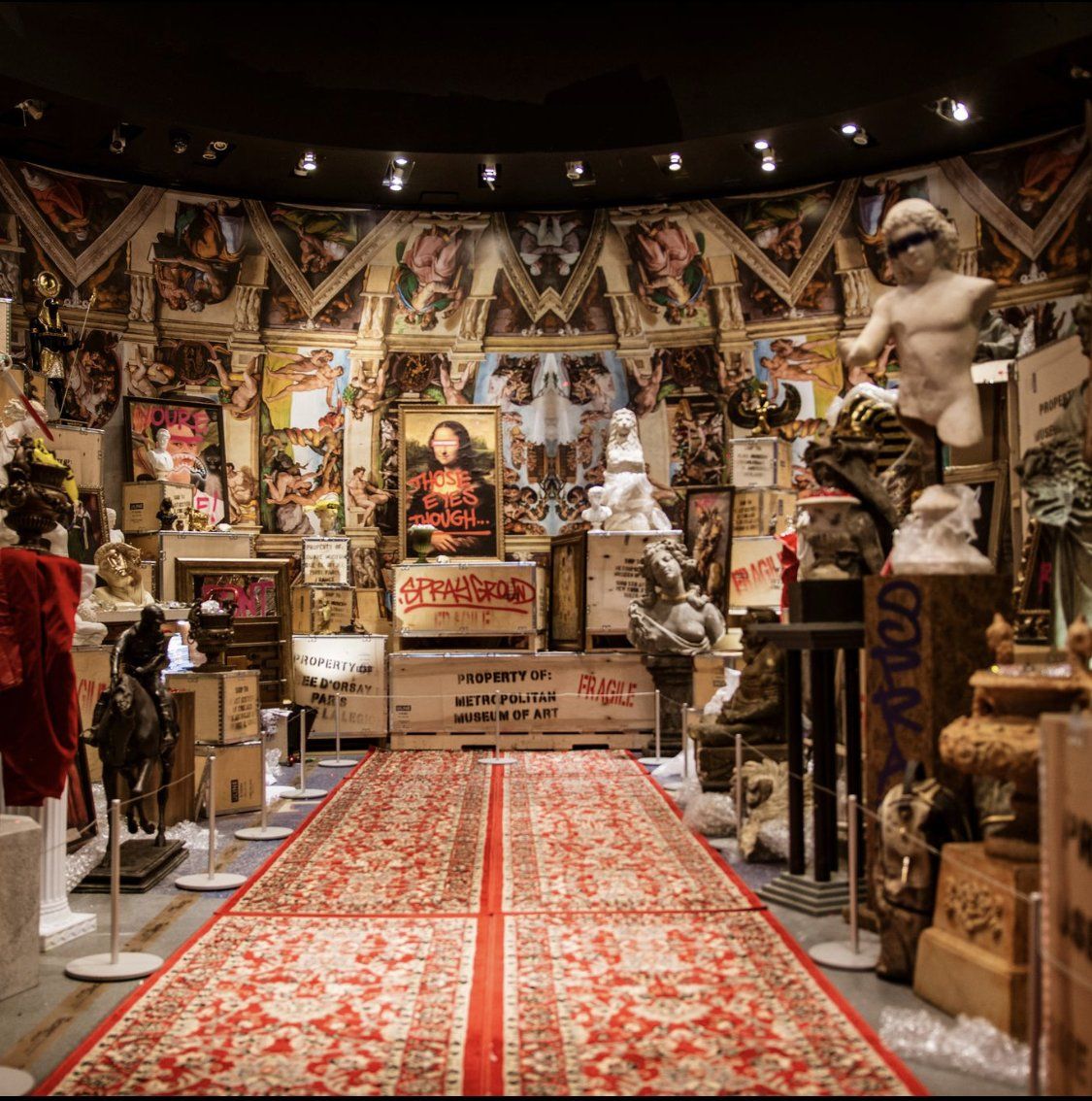 SANDFLOWER COLLABORATION VILLAINS LONG SLEEVE TEE