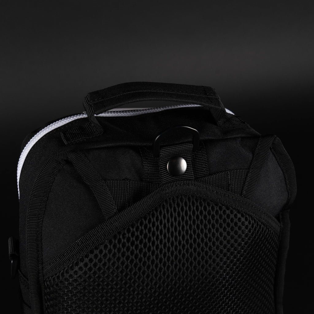 9L Tactical Sling Bag Alpha Black with White Accents