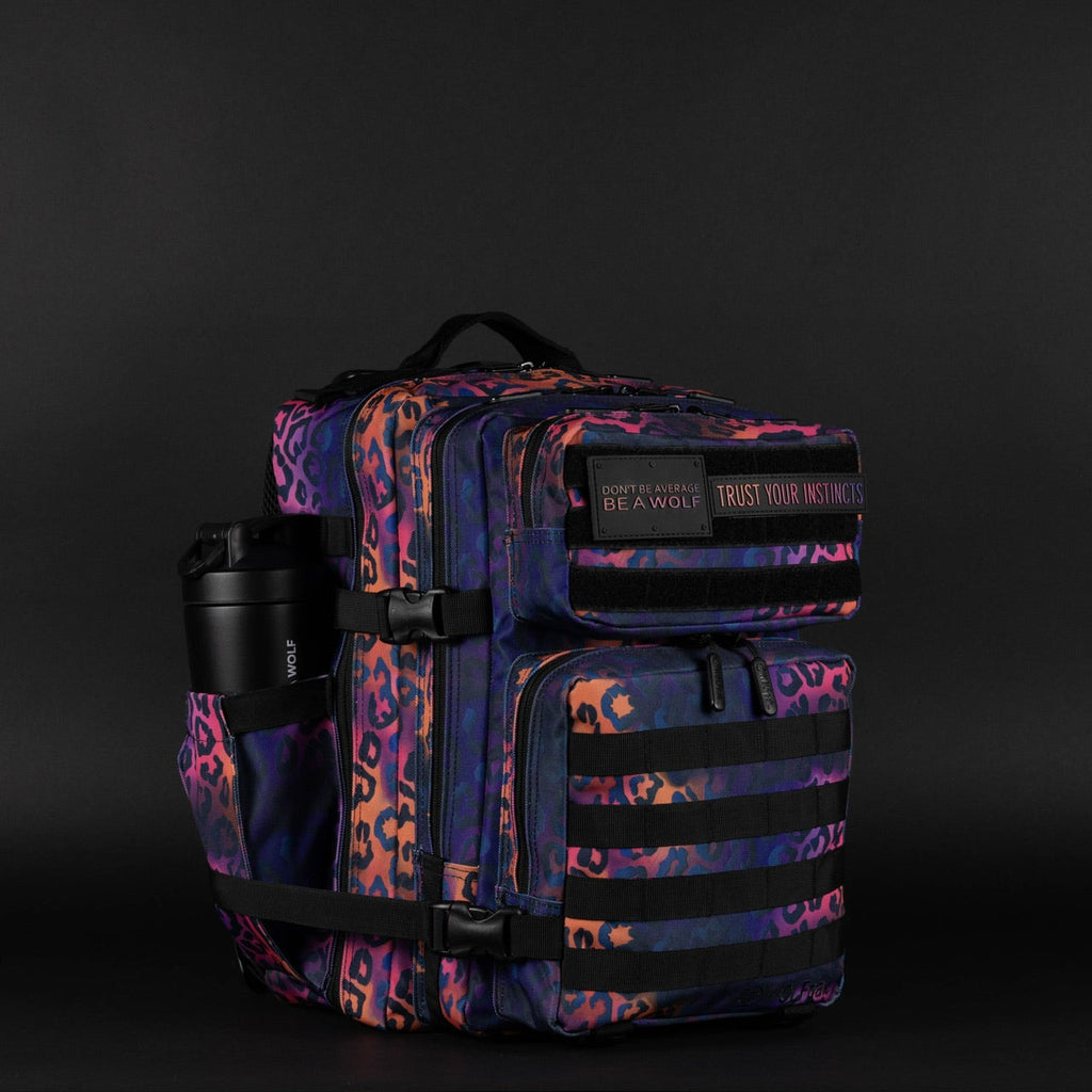 35L Backpack Neon Leopard