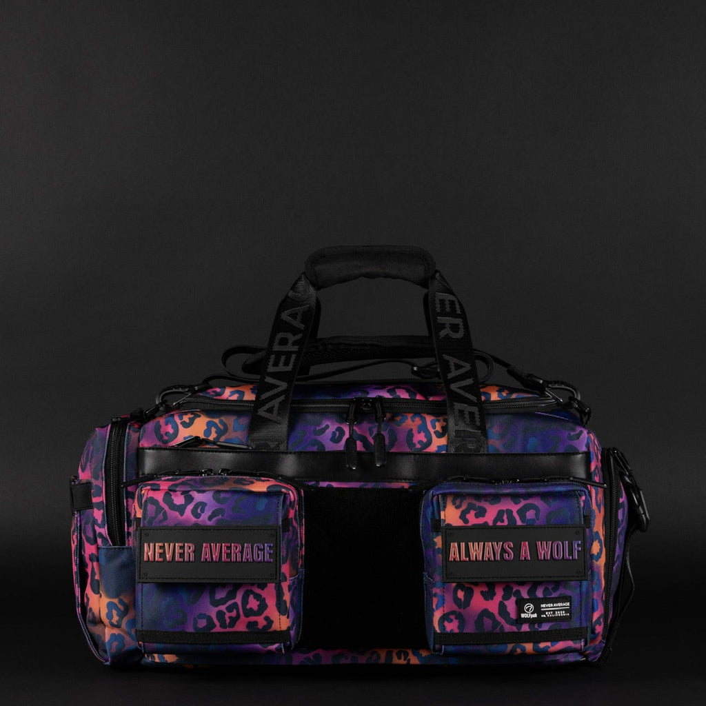 30L Perfect Duffle Bag Neon Leopard