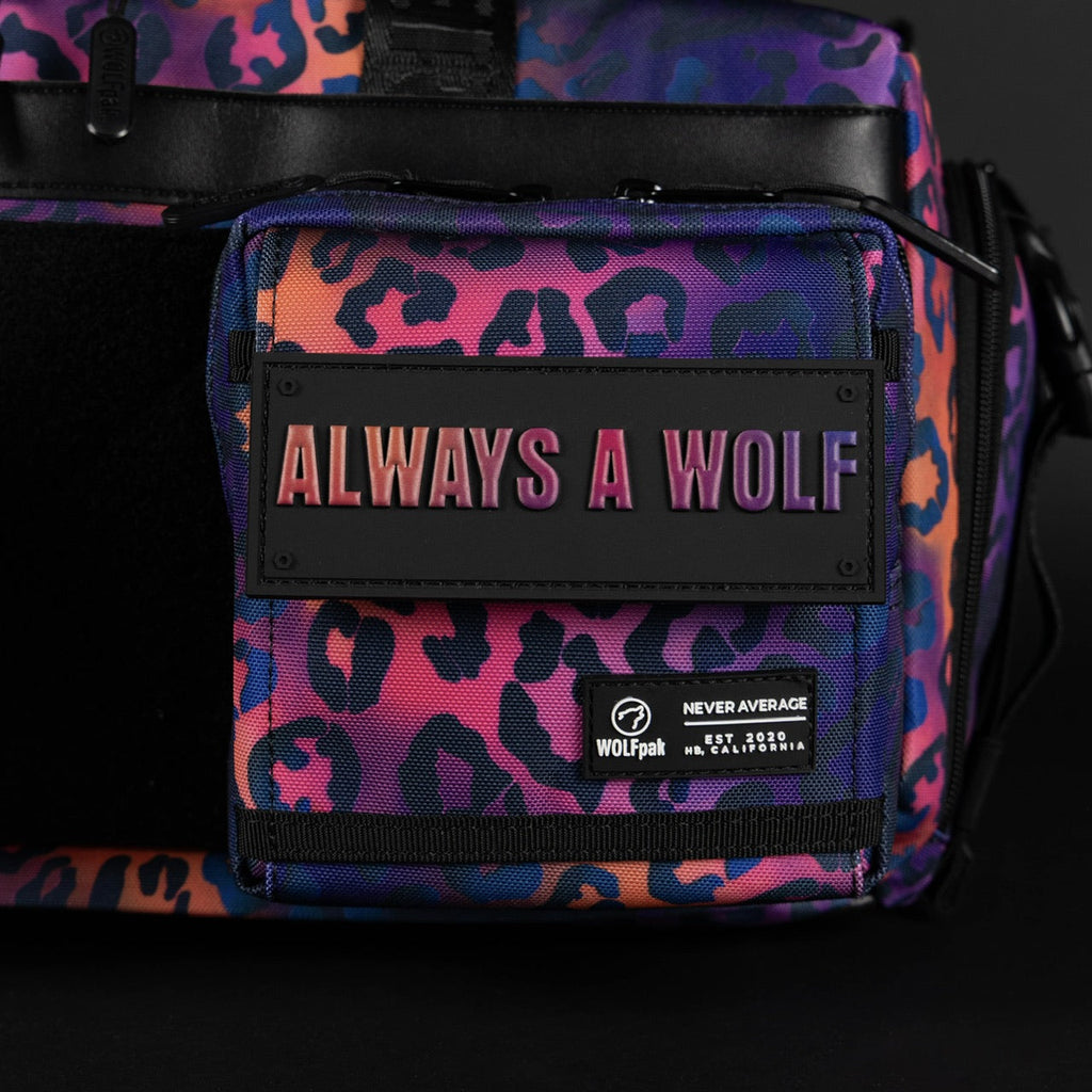 30L Perfect Duffle Bag Neon Leopard