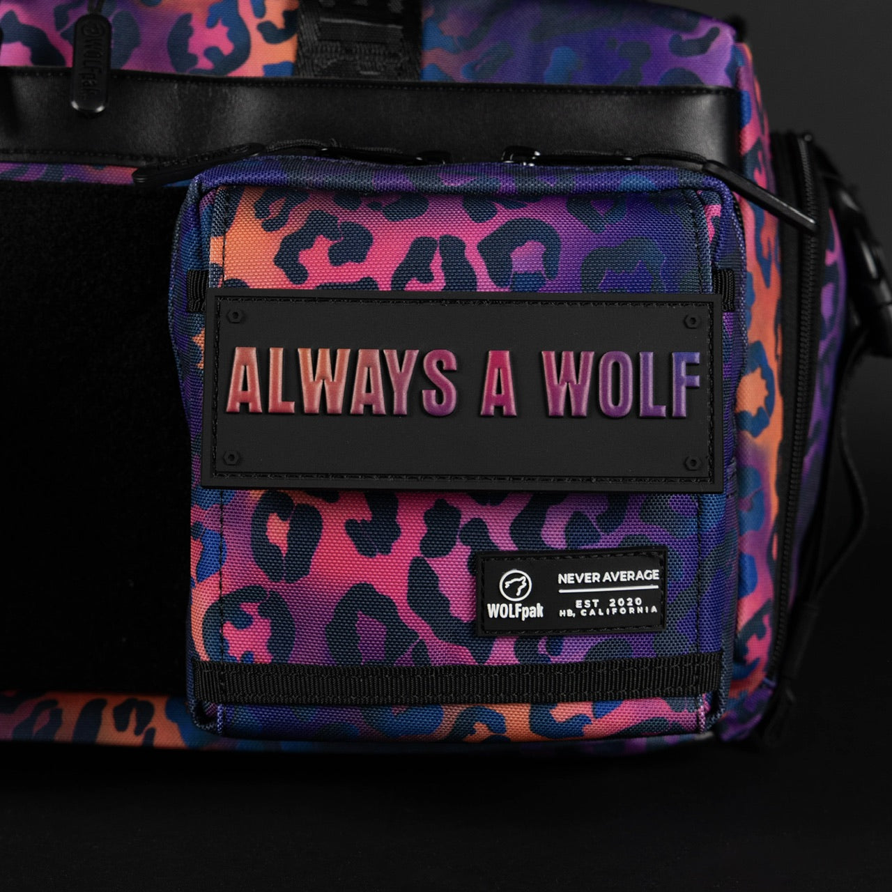 30L Perfect Duffle Bag Neon Leopard