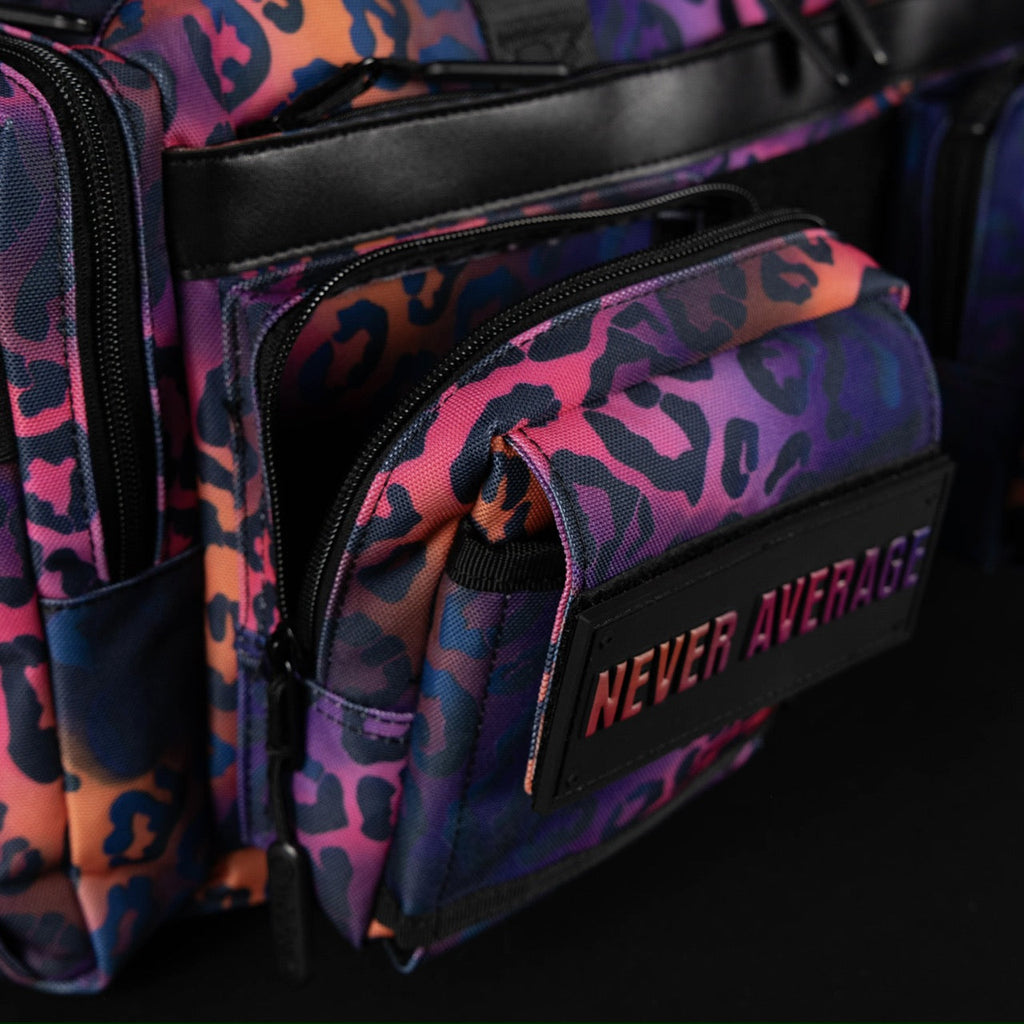 30L Perfect Duffle Bag Neon Leopard