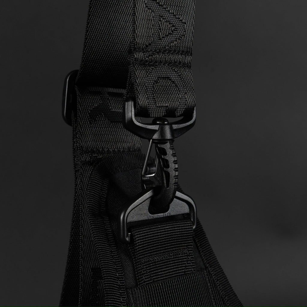 4L Mini Tactical Sling Bag Alpha Black White Accent