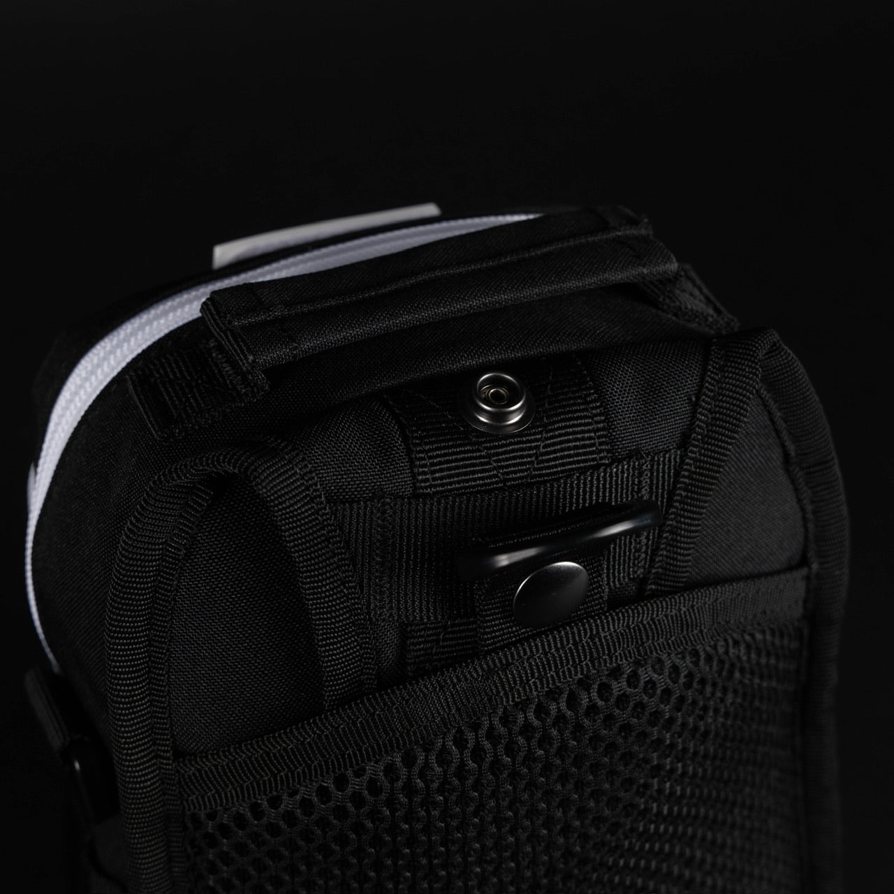 4L Mini Tactical Sling Bag Alpha Black White Accent