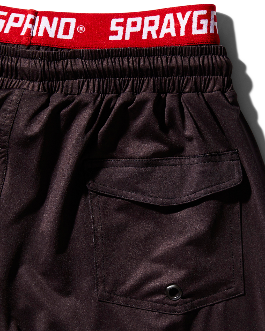 PATCH ALL-IN CORTO SWIM TRUNKS (BLACK)