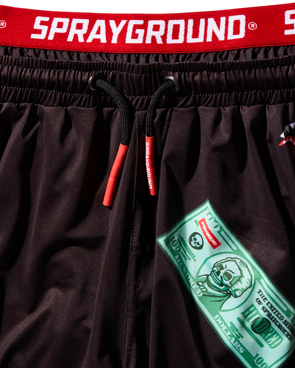 PATCH ALL-IN CORTO SWIM TRUNKS (BLACK)