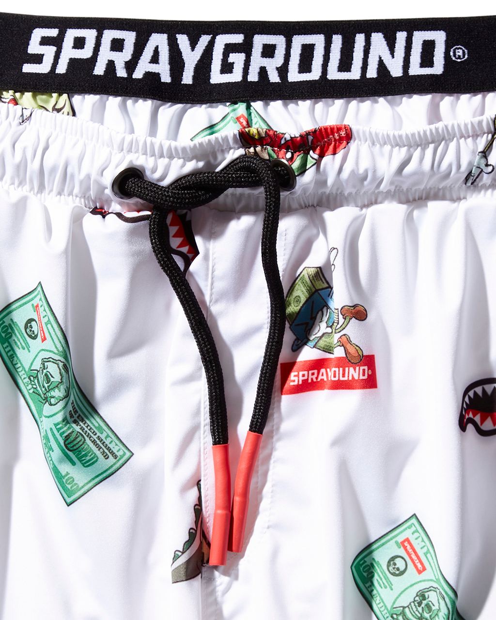 PATCH ALL-IN CORTO SWIM TRUNKS (WHITE)