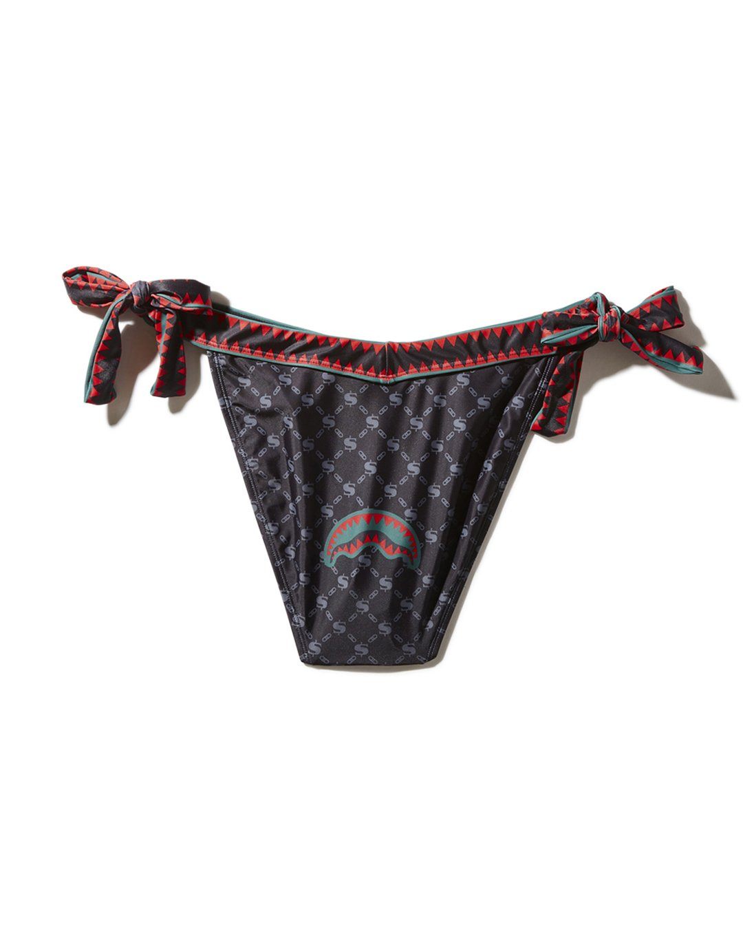 MIDNIGHT MONEY PATTERN BIKINI BOTTOM