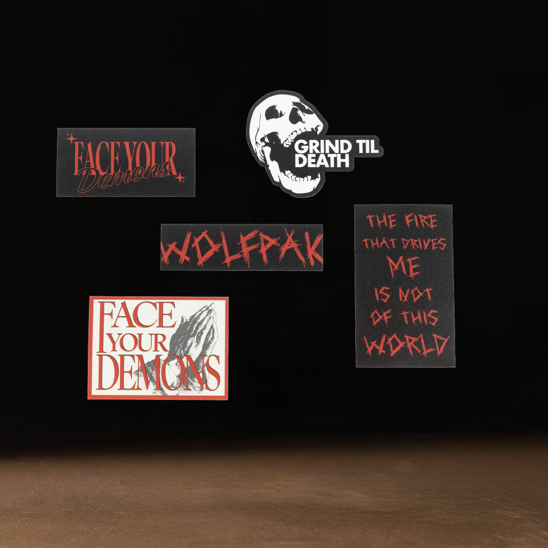 Face Your Demons Sticker Pak