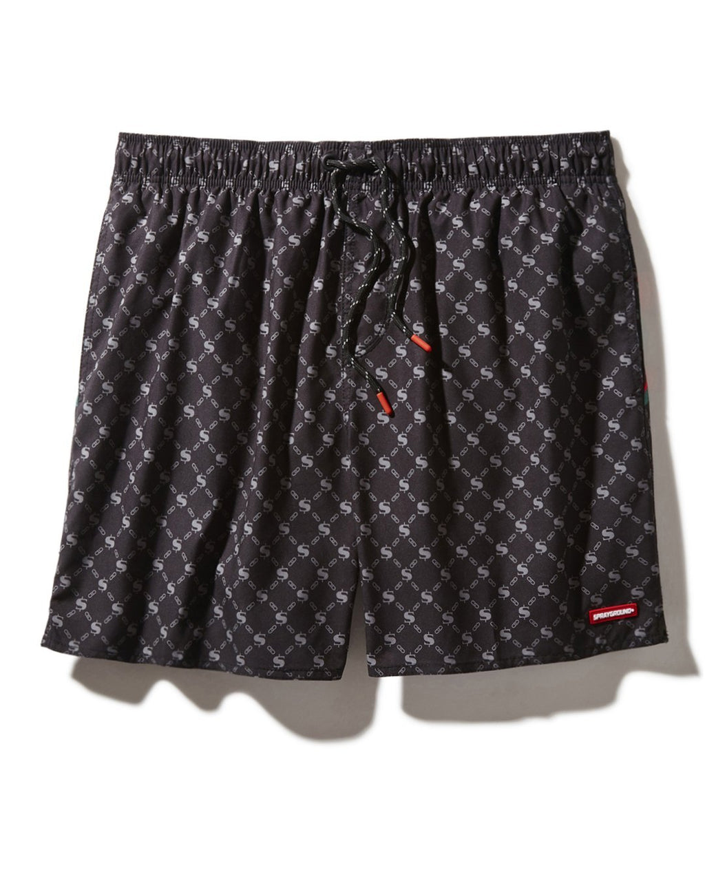 MIDNIGHT MONEY PATTERN SHOTO SWIM TRUNKS