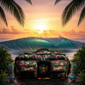 30L Perfect Duffle Bag Tropical Rebellion