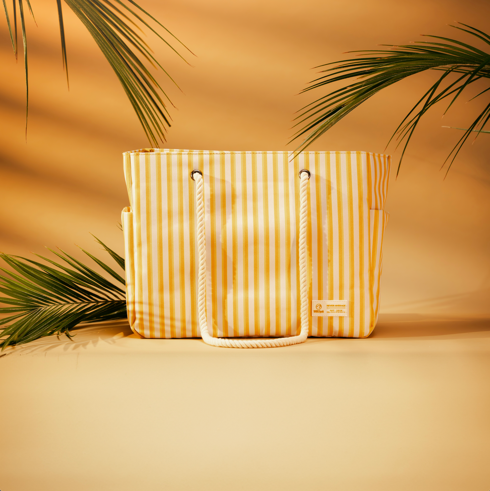 Tote Bag Yellow Stripes