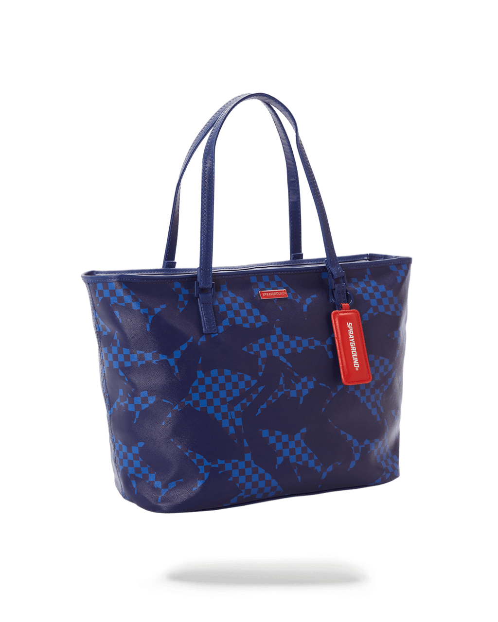 SHARK CHECK (BLUE) TOTE