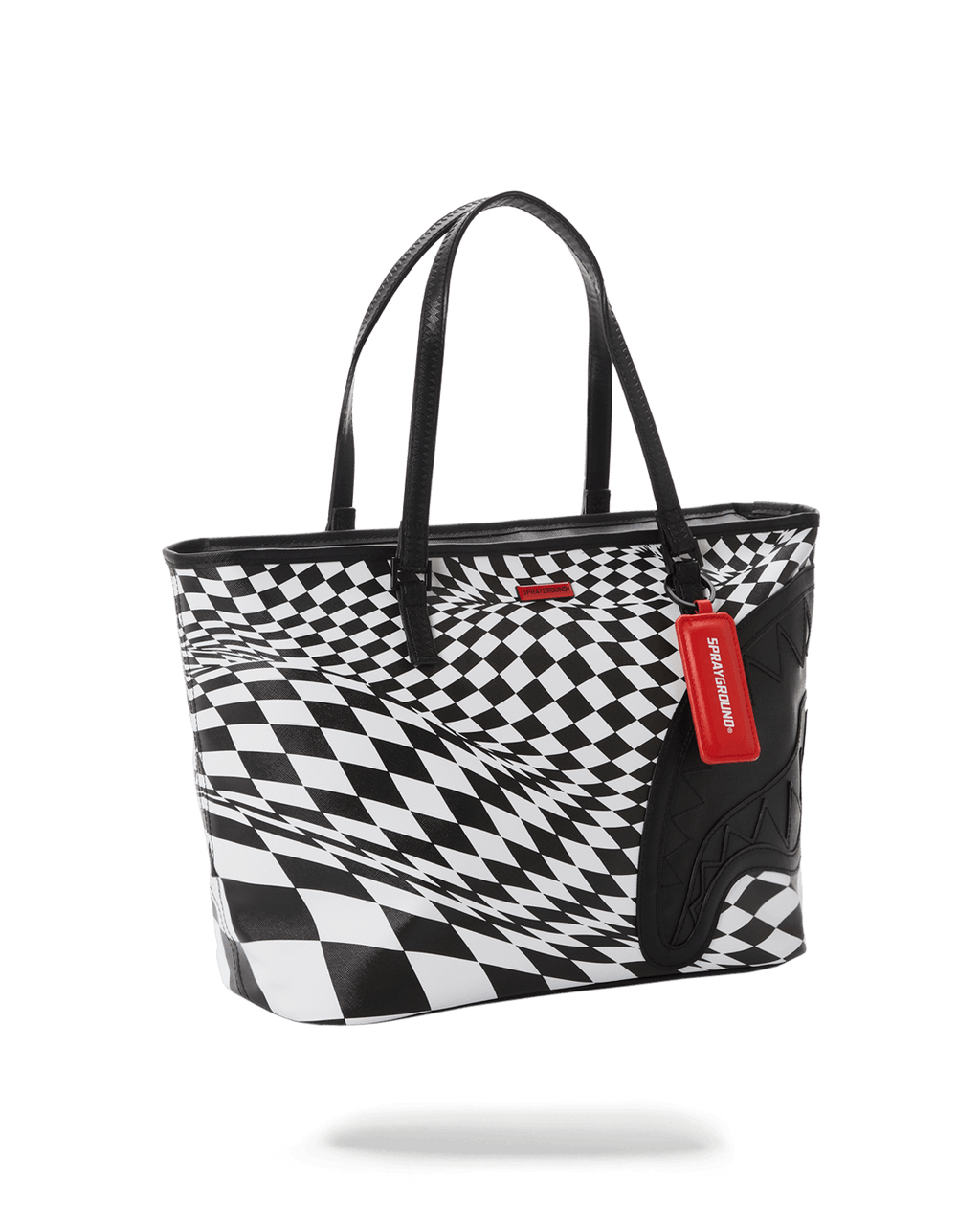 TRIPPY CHECK TOTE