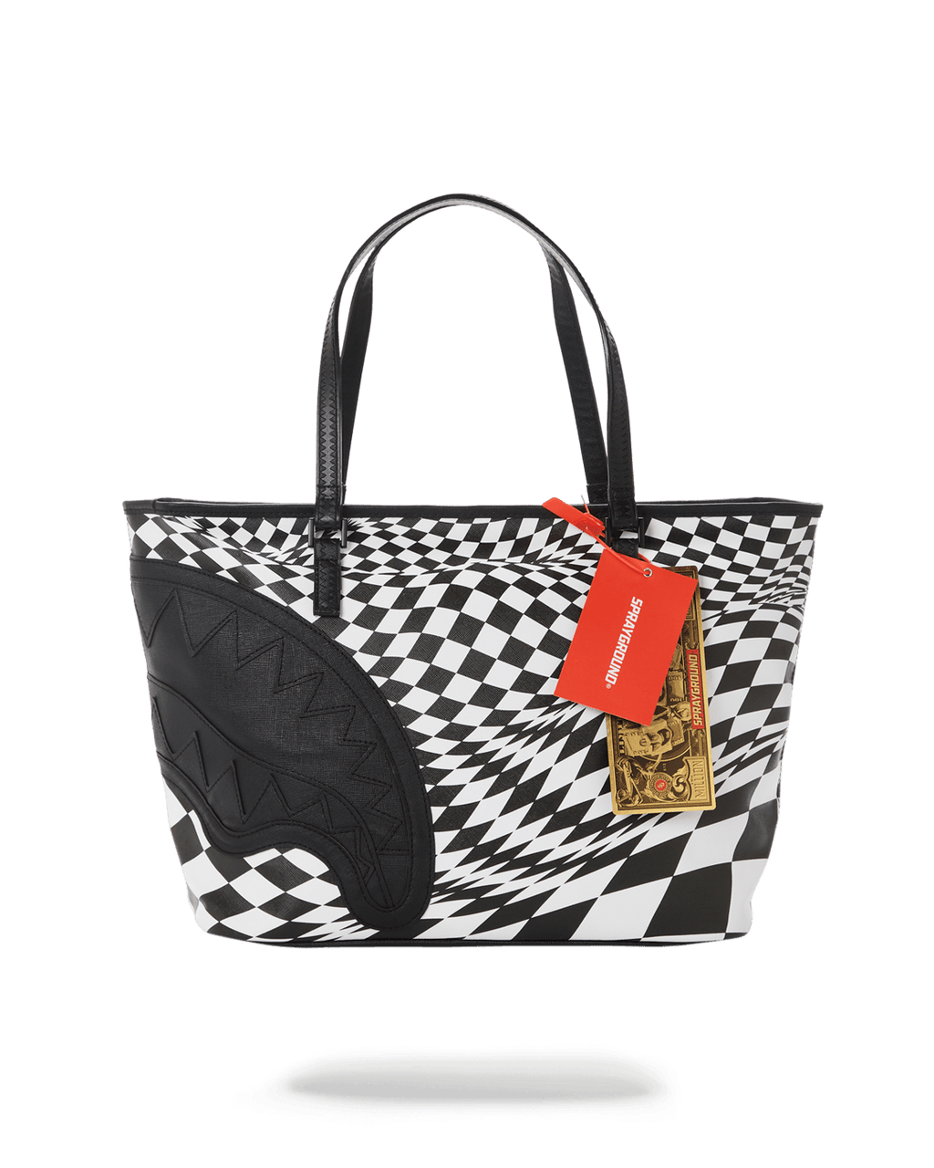 TRIPPY CHECK TOTE