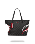 SHARK BITE SHARKS IN PARIS GRAY TOTE