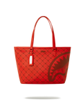 MONEY PATTERN BRICK TOTE