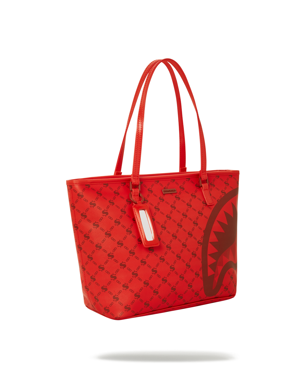MONEY PATTERN BRICK TOTE