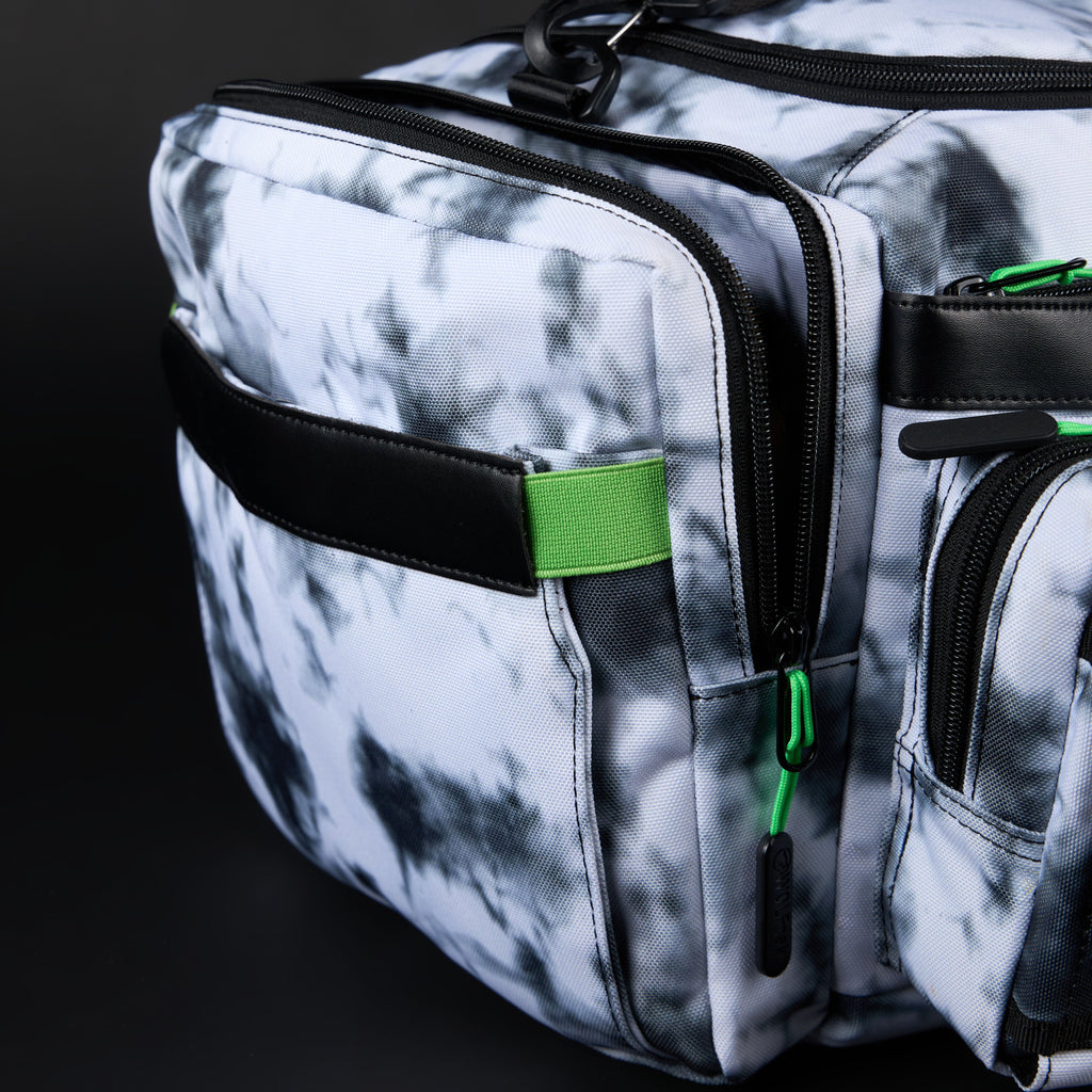 30L Perfect Duffle Bag Graffiti Green